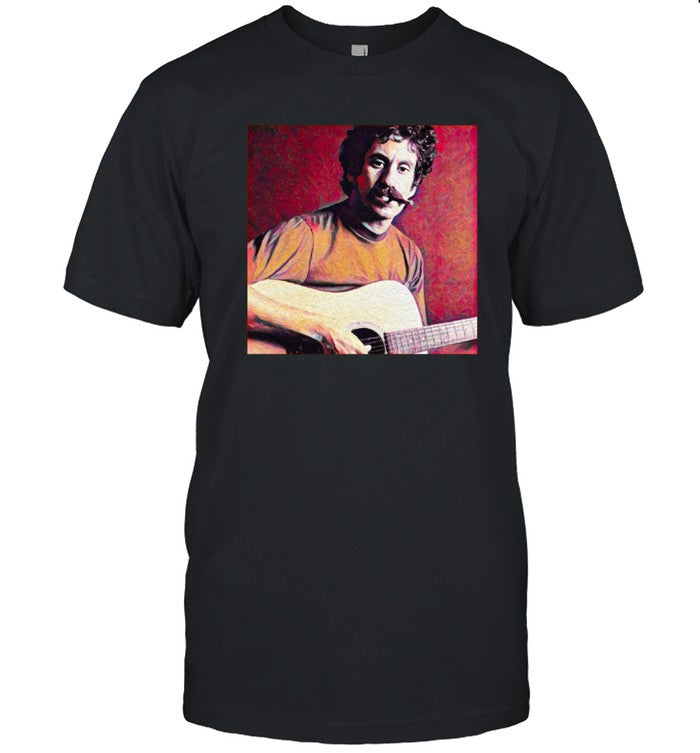 Matt Pinfield Jim Croce With Guitar Shirt