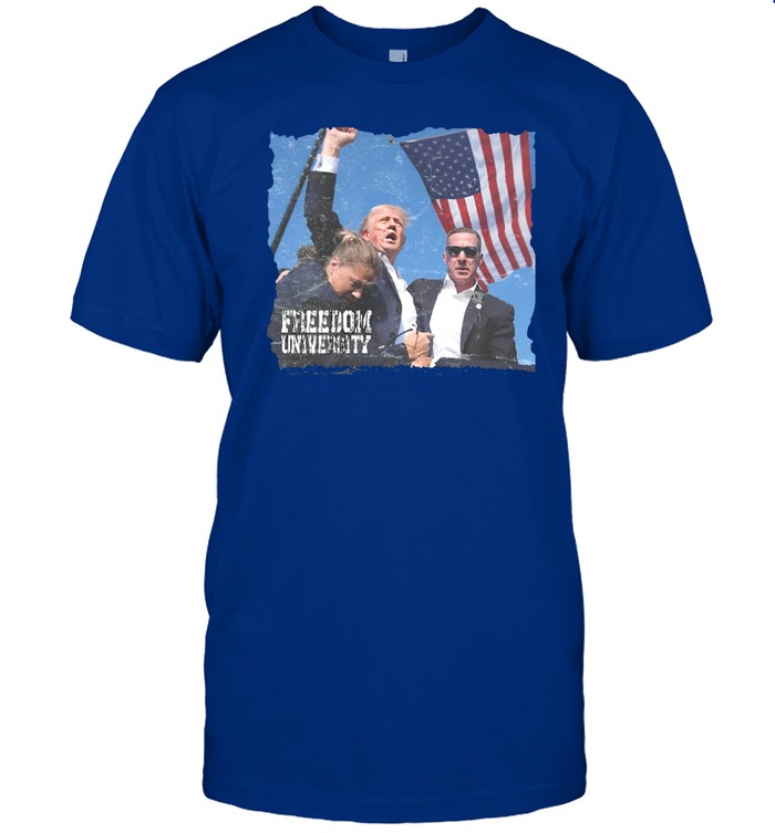 on Tatum Freedom University Trump Never Surrender Tee Shirt