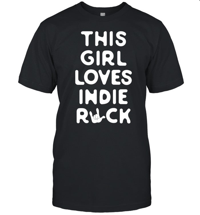 This Girl Loves Indie Rock Hoodie