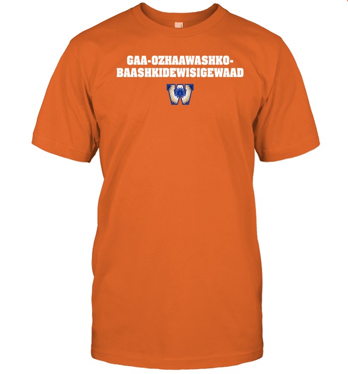 Coach O'shea Wearing Gaa-Ozhaawashko-Baashkidewisigewaad Shirt