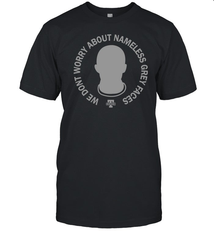 Cam Heyward Wearing We Don't Worry About Nameless Gray Faces Shirt