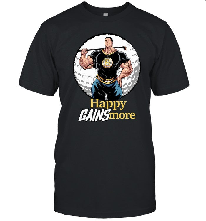 Reel Muscle Happy Gains More Tee Shirt