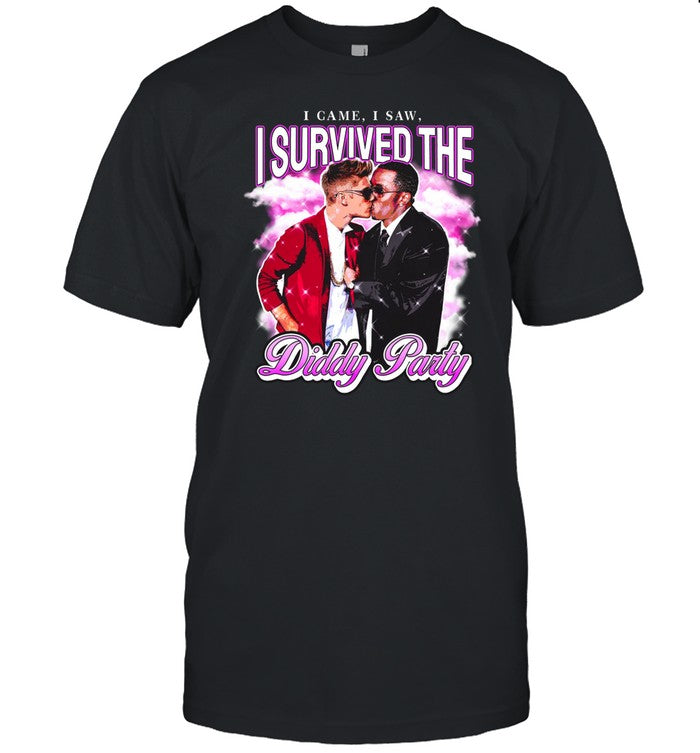 I Came I Saw I Survived The Diddy Party Shirts