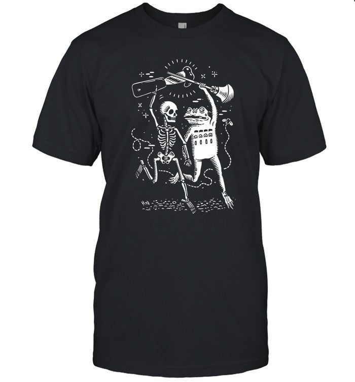 Flashfloodprint Kathleen Neeley Print Friends Shirt