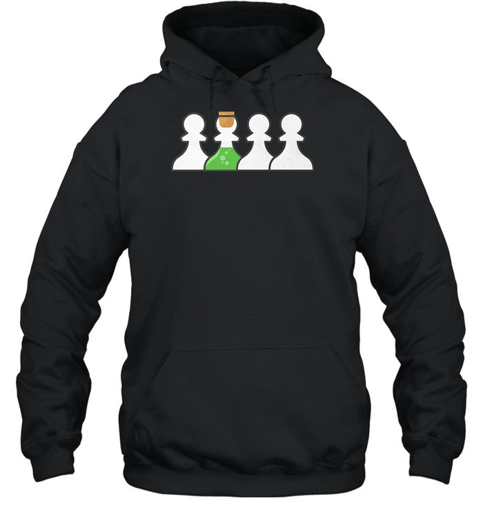 Chess Von Doom Wearing Poison Pawn Hoodie