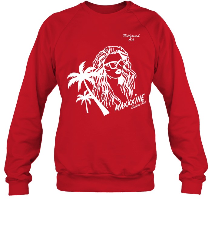 Hollywood Ca Maxxxine Costume Red Hoodie