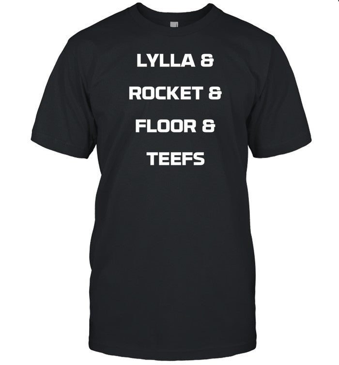 James Gunn Wearing Lylla & Rocket & Floor & Teefs Shirt