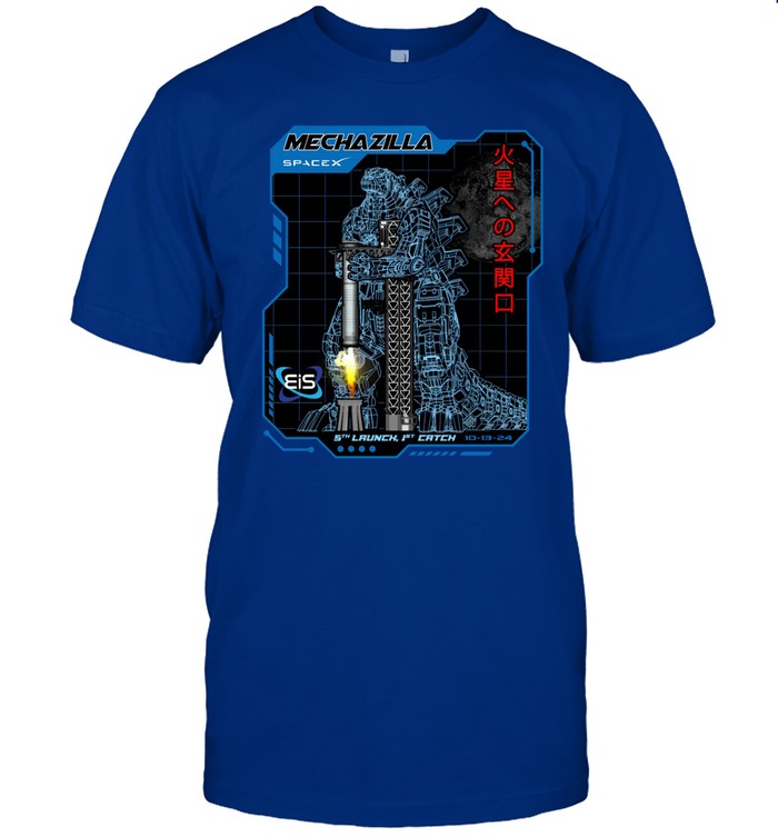 Ellie In Space Mechazilla Booster 12 Catch T-Shirt