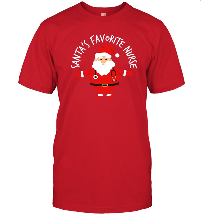 Santa's Favorite Nurse Shirt
