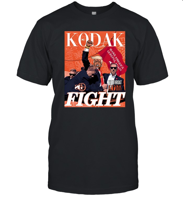 Kodak Fight Kutthroat Kodak Fight Make America Gleeful Again Shirt