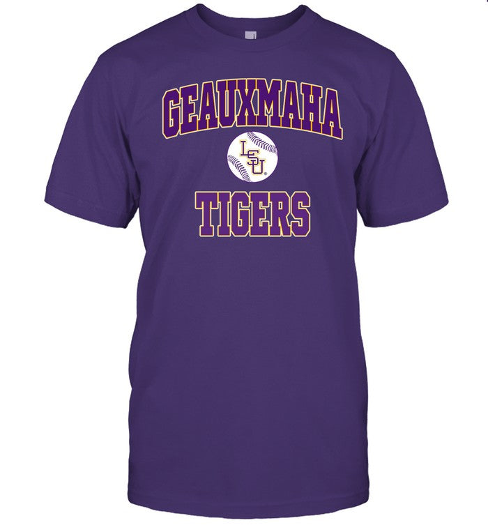 Jimmy Burrow Wearing Geauxmaha Tigers Shirt