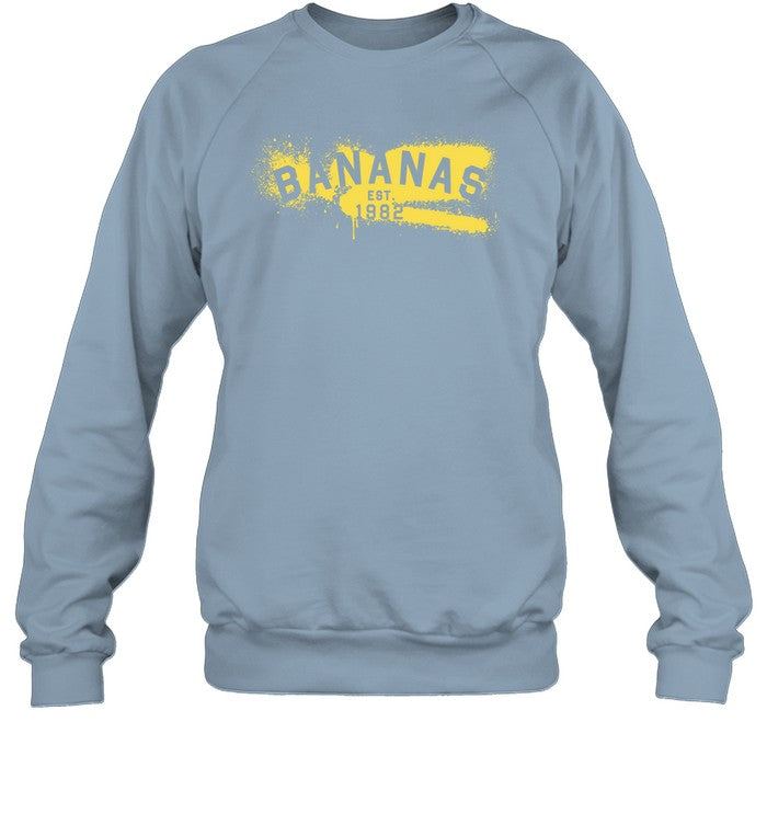 Johnny Bananas Bananas Est 1982 Graffiti Sweatshirt