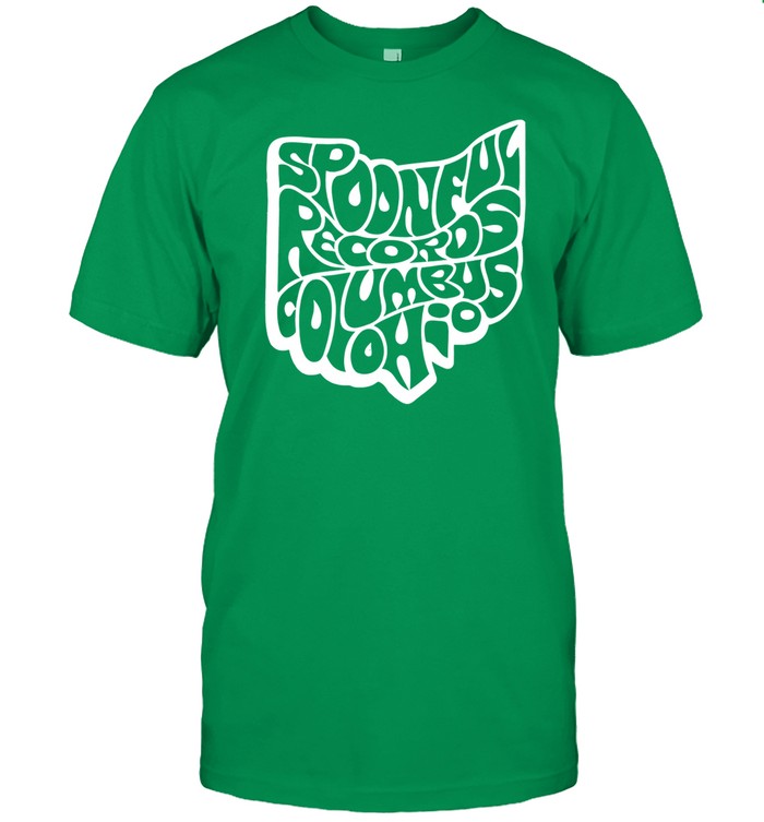 Robert Pollard Wearing Spoonful Records Columbus Ohio Shirt