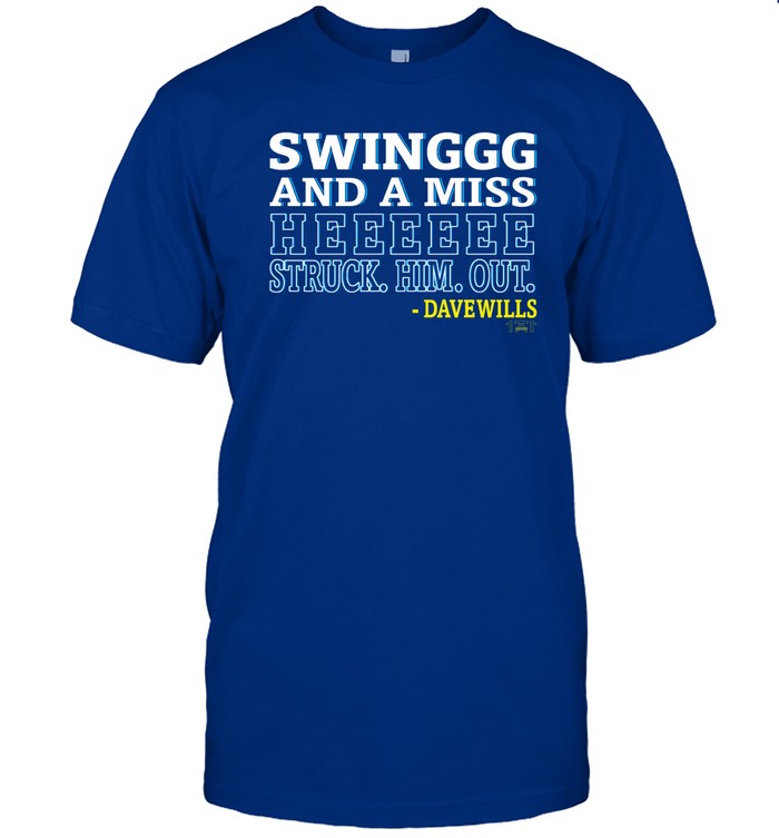 Swing And Miss He Struck Him Out Hoodie