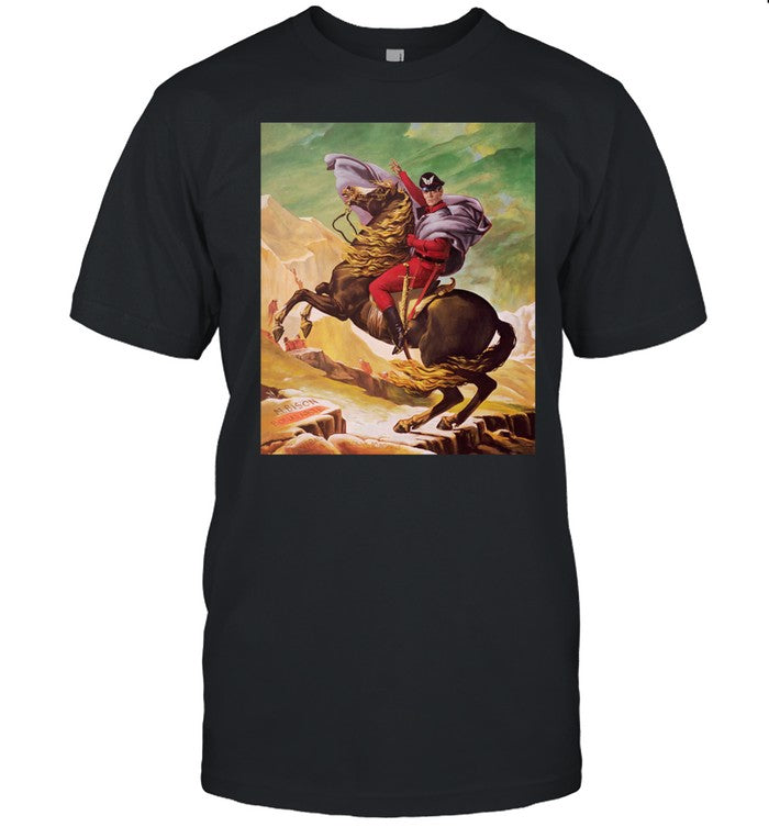 Raul Julia As M Bison Crossing The Alps Tee Shirt