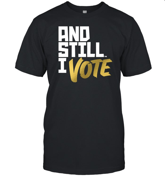 Maya Wiley Wearing And Still I Vote Shirt