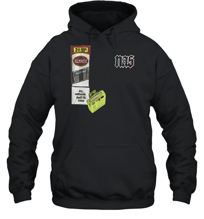 30 Years Of Illmatic Off-Black Hoodie