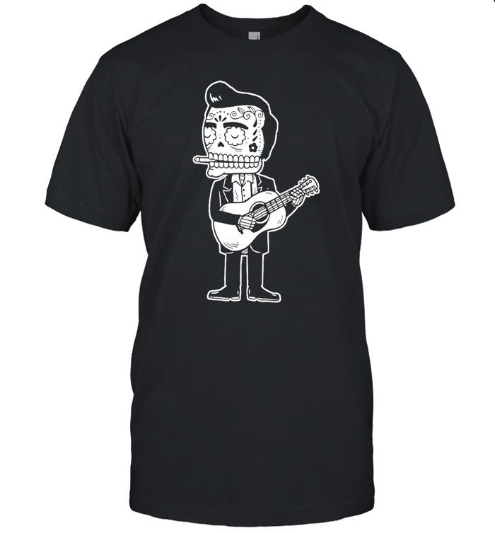 Johnny Cash Sugar Skull Shirt