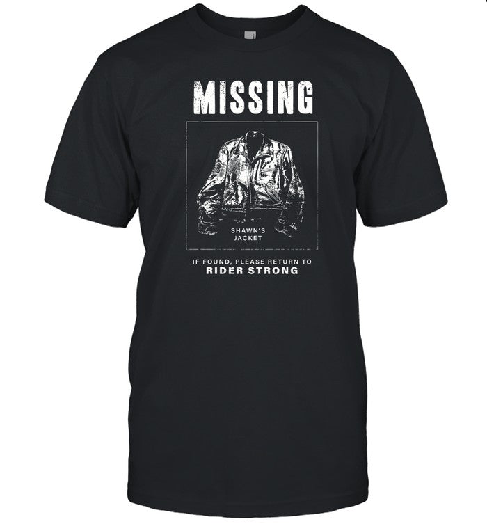 Pod Meets World Shawn's Jacket Missing If Found Please Return To Rider Strong Shirt
