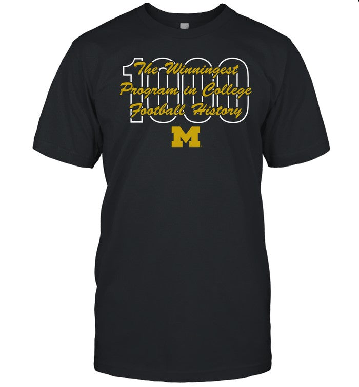 Maize N Brew 1,000Th Win The Winningest Program In College Football History Tee