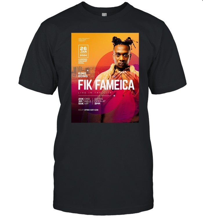 Fik Fameica Live In The City 26 Jan 2024 Tee