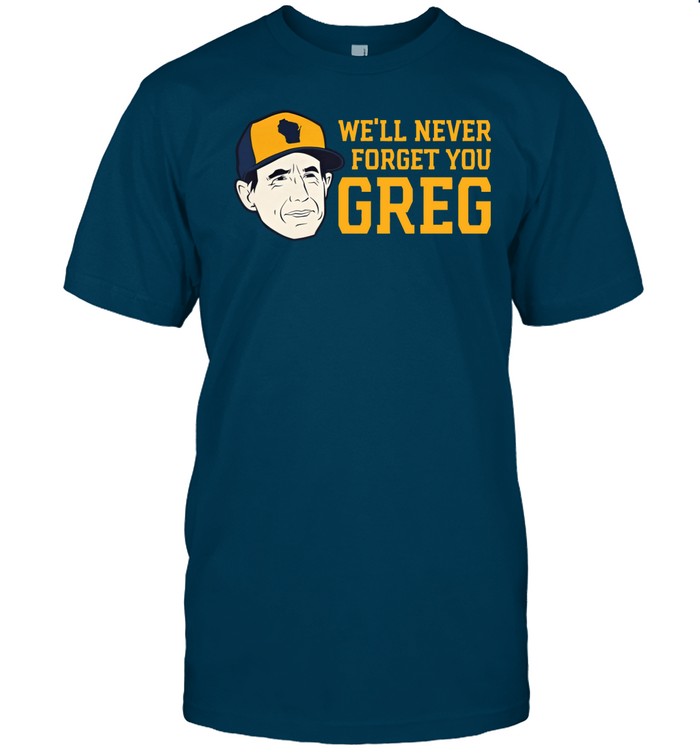 Reviewing The Brew Craig Counsell We'll Never Forget You Greg Shirt