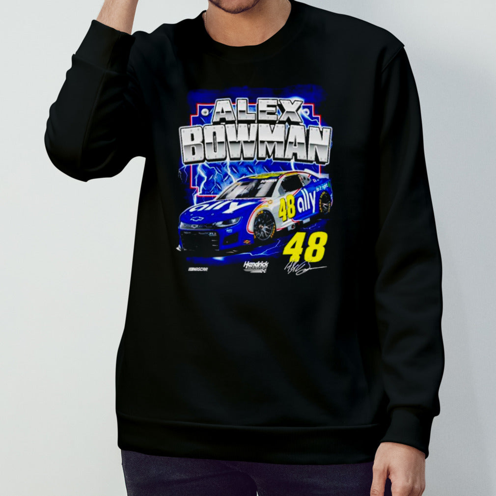 Alex Bowman Hendrick Motorsports Team Collection Ally Darlington Throwback shirs