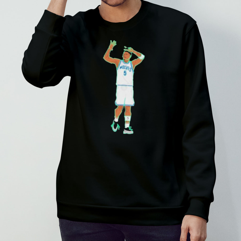 Anthony edwards on game 7 vs denver nuggets celebrations T-Shirt
