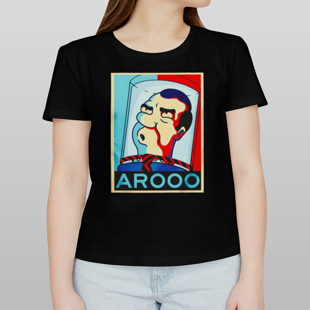 Arooo Shepard Fairey’s Hope shirt