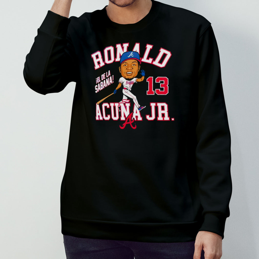 Atlanta Braves Ronald Acuña Jr. caricature shirt