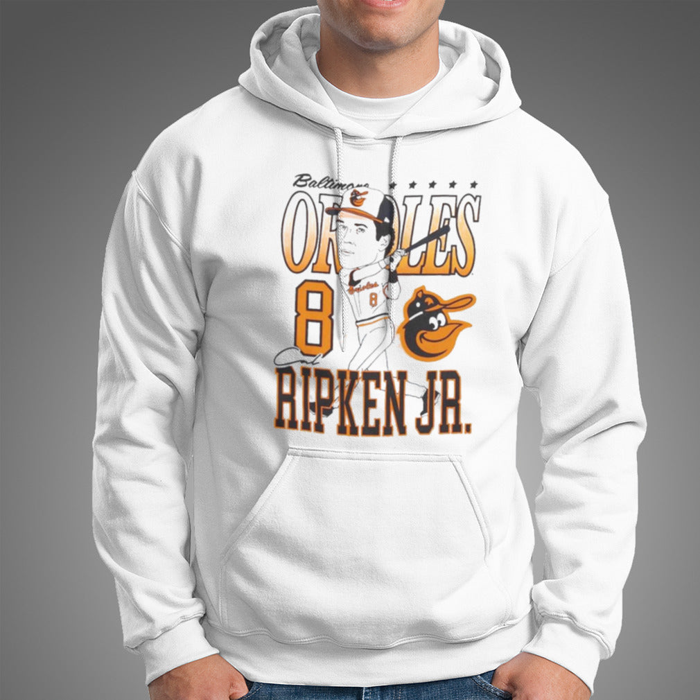 Baltimore Orioles Cal Ripken Jr. Caricature Baseball Shirt