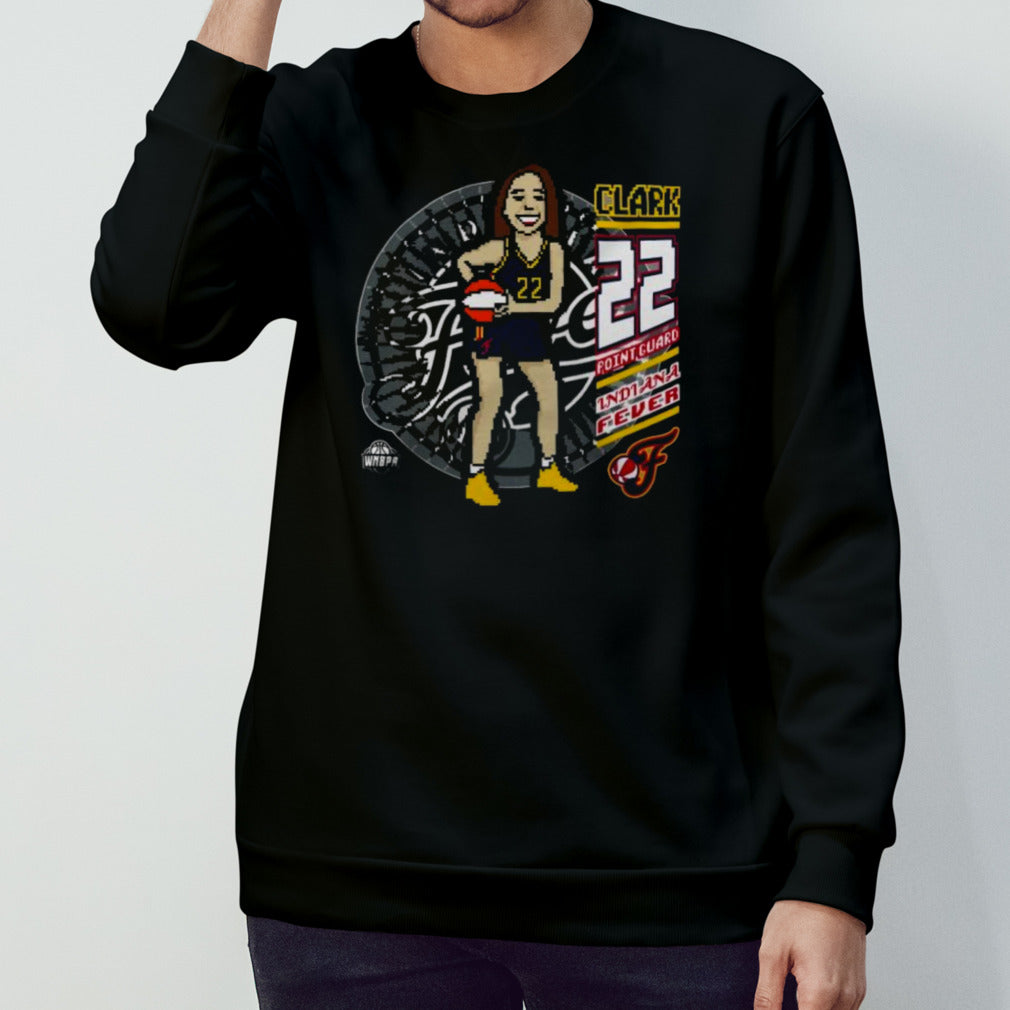Caitlin Clark Indiana Fever Player 8-Bit T-Shirts