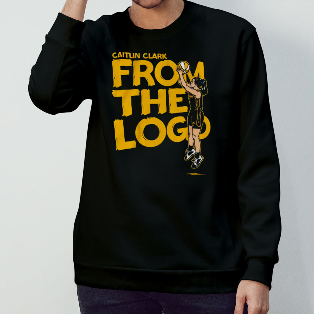 Caitlin Clark from the logo shirt