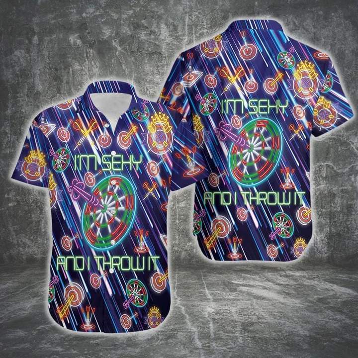 Darts I'M Sexy And I Throw It Hawaiian Shirt Hw3830