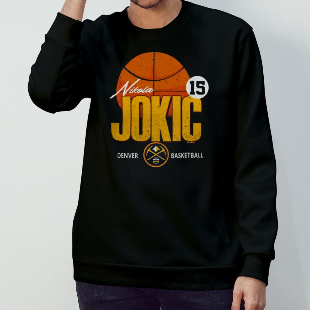 Denver Nuggets s#15 Nikola Jokic Label 2024 T-shirts