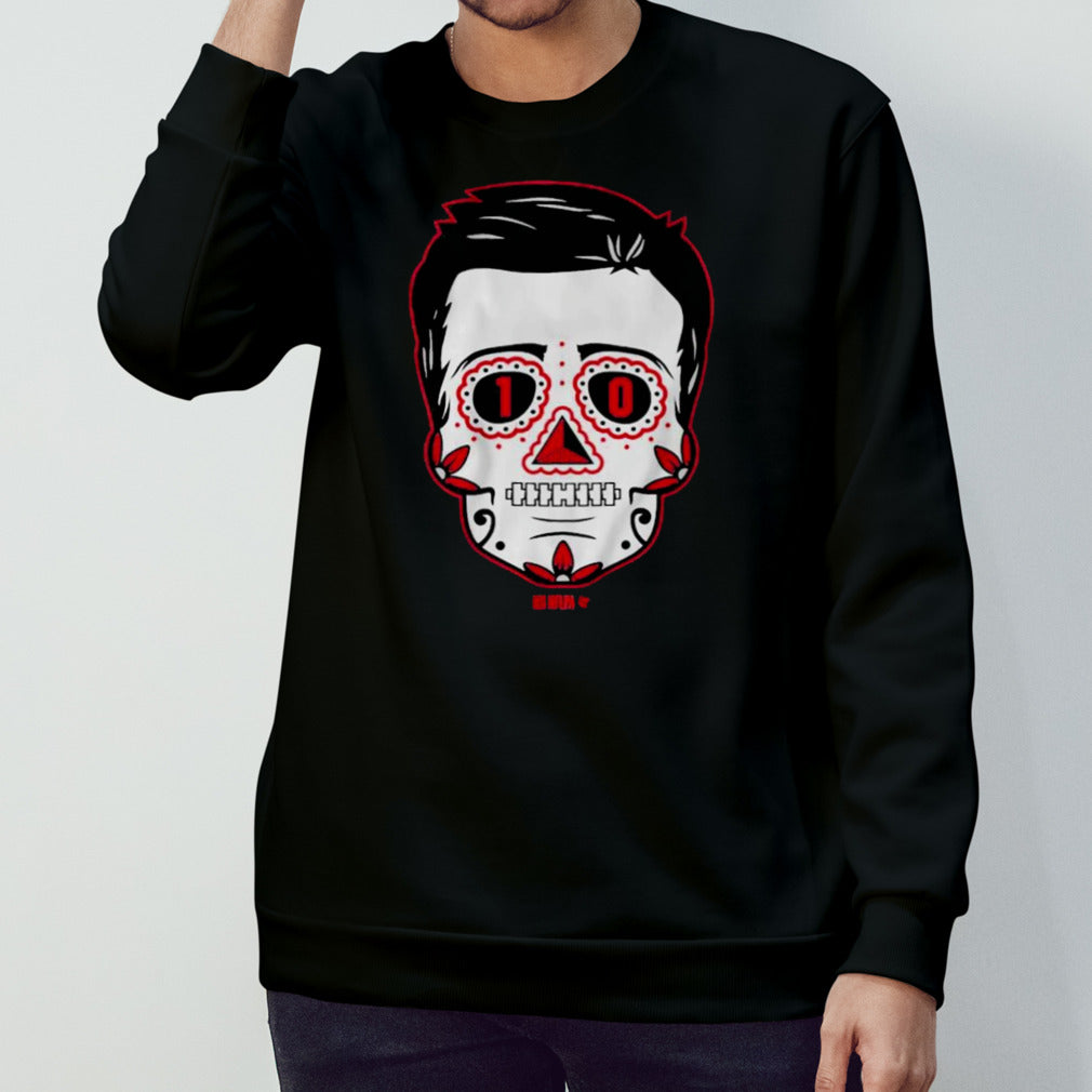 Drake Maye New England sugar skull shirt