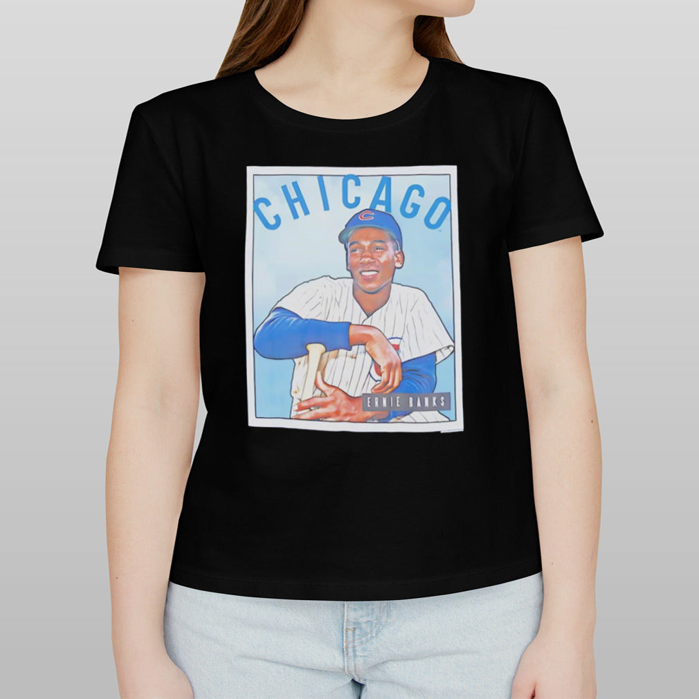 Ernie Banks Chicago Cubs retro shirt