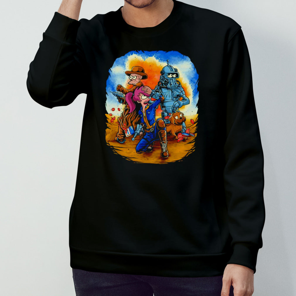 Fallout and Futurama Futurout shirts