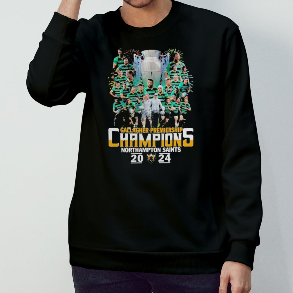 Gallagher Premiership Champions Northampton Saints 2024 T-Shirt