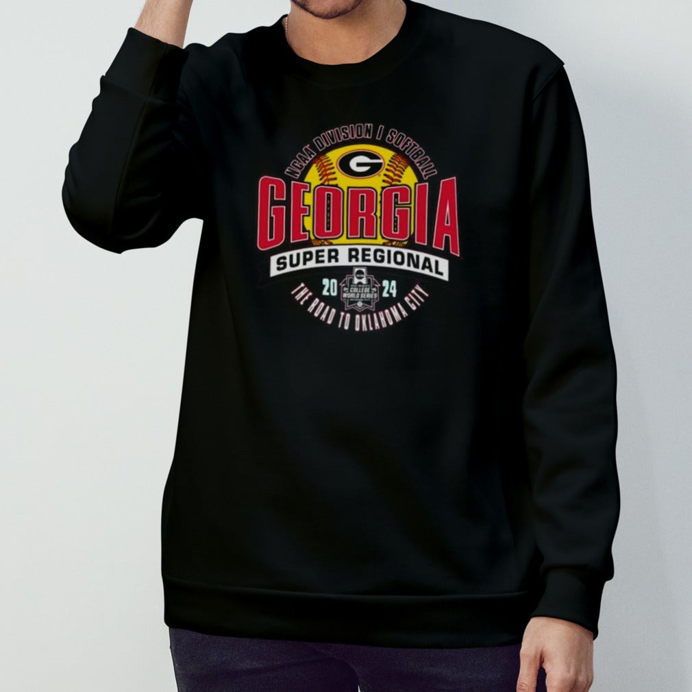 Georgia Bulldogs 2024 NCAA Division I Softball Super Regional The Road To Oklahoma City Shirt