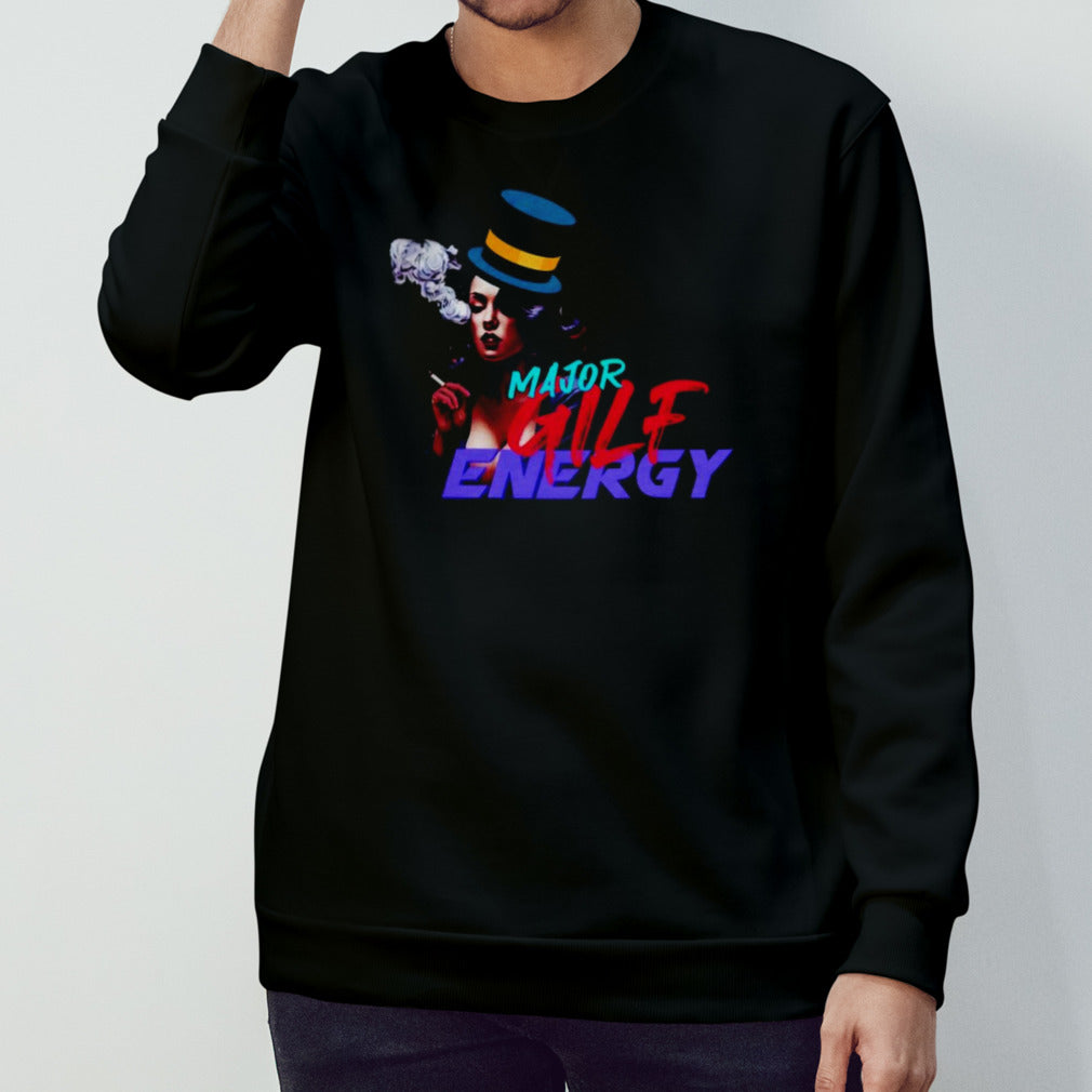 Girl smoke major gilf energy shirts