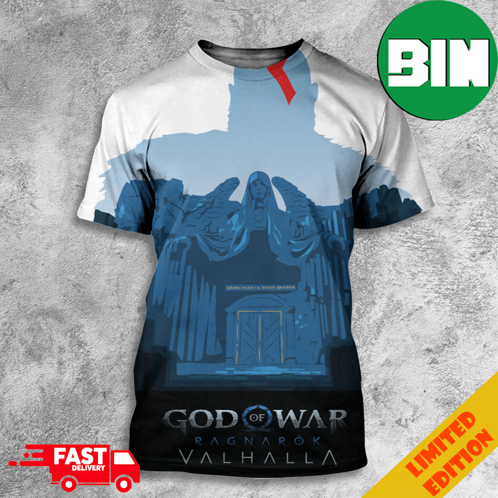 God Of Wars Ragnarok Valhalla 3D T-Shirts