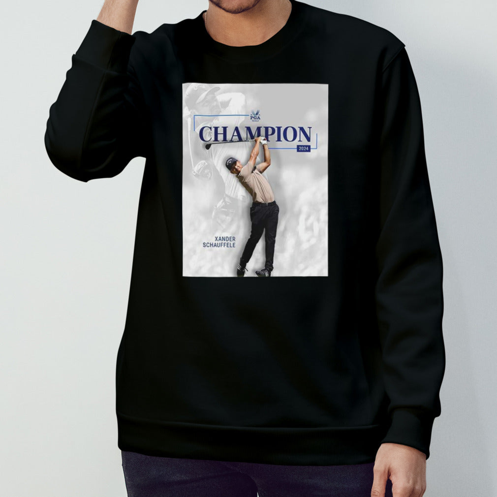 Golfer Xander Schauffele Champion PGA Championship 2024 shirt