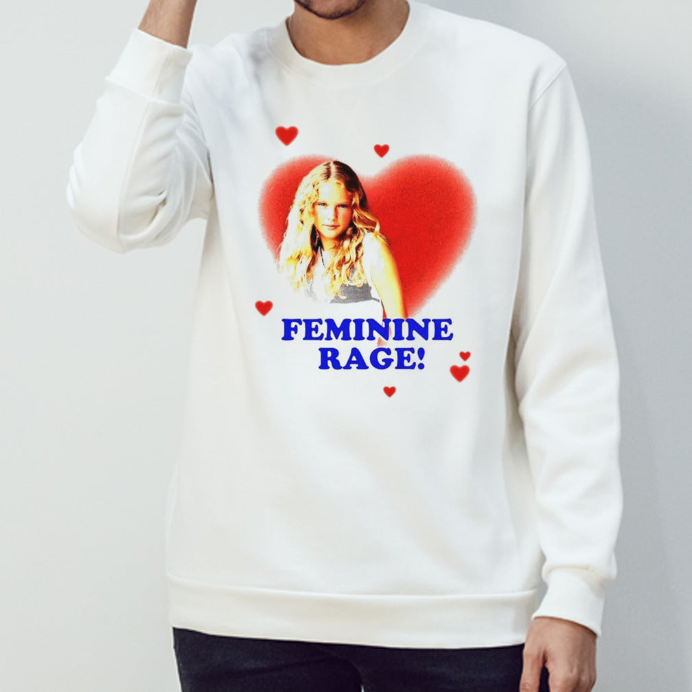 Hayley Williams wearing feminine rage shirt