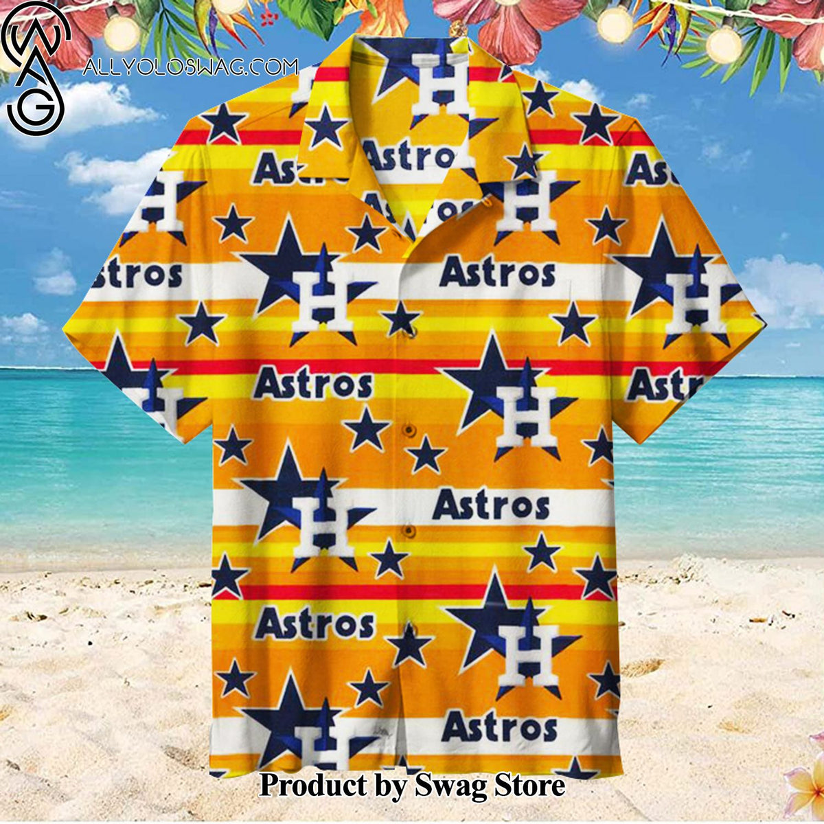 Houston Astros Summer Vibes Hawaiian Shirt