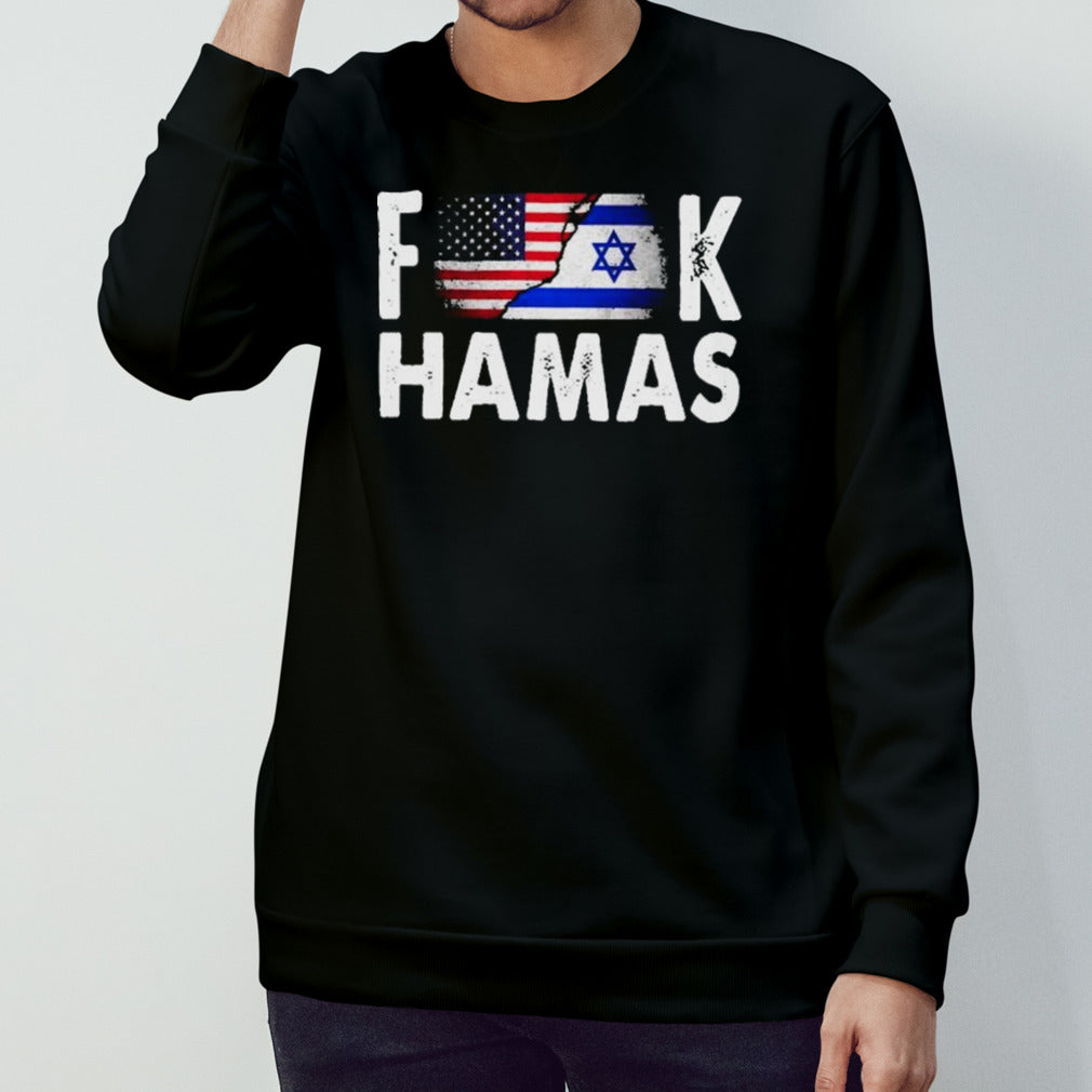 I Stand With Israel Fuck Hamas Flag shirt