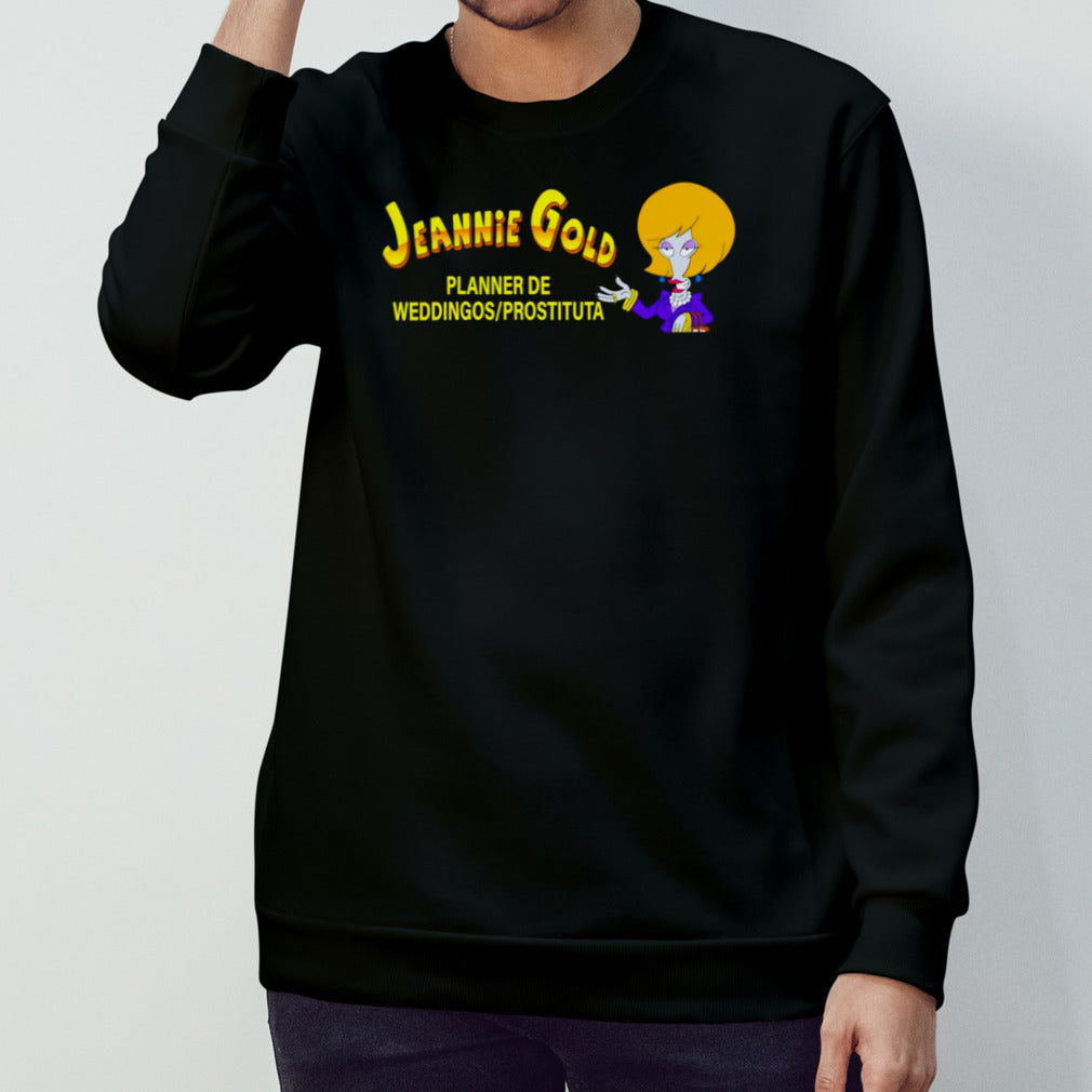 Jeannie Gold Planner De Weddingos Prostituta Shirt