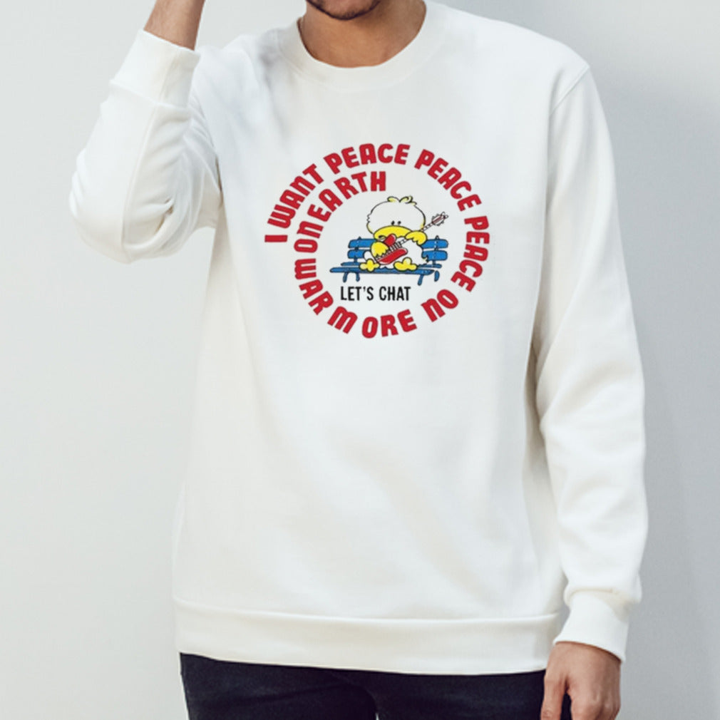 Jerks 80s I Want Peace Peace Peace Shirt
