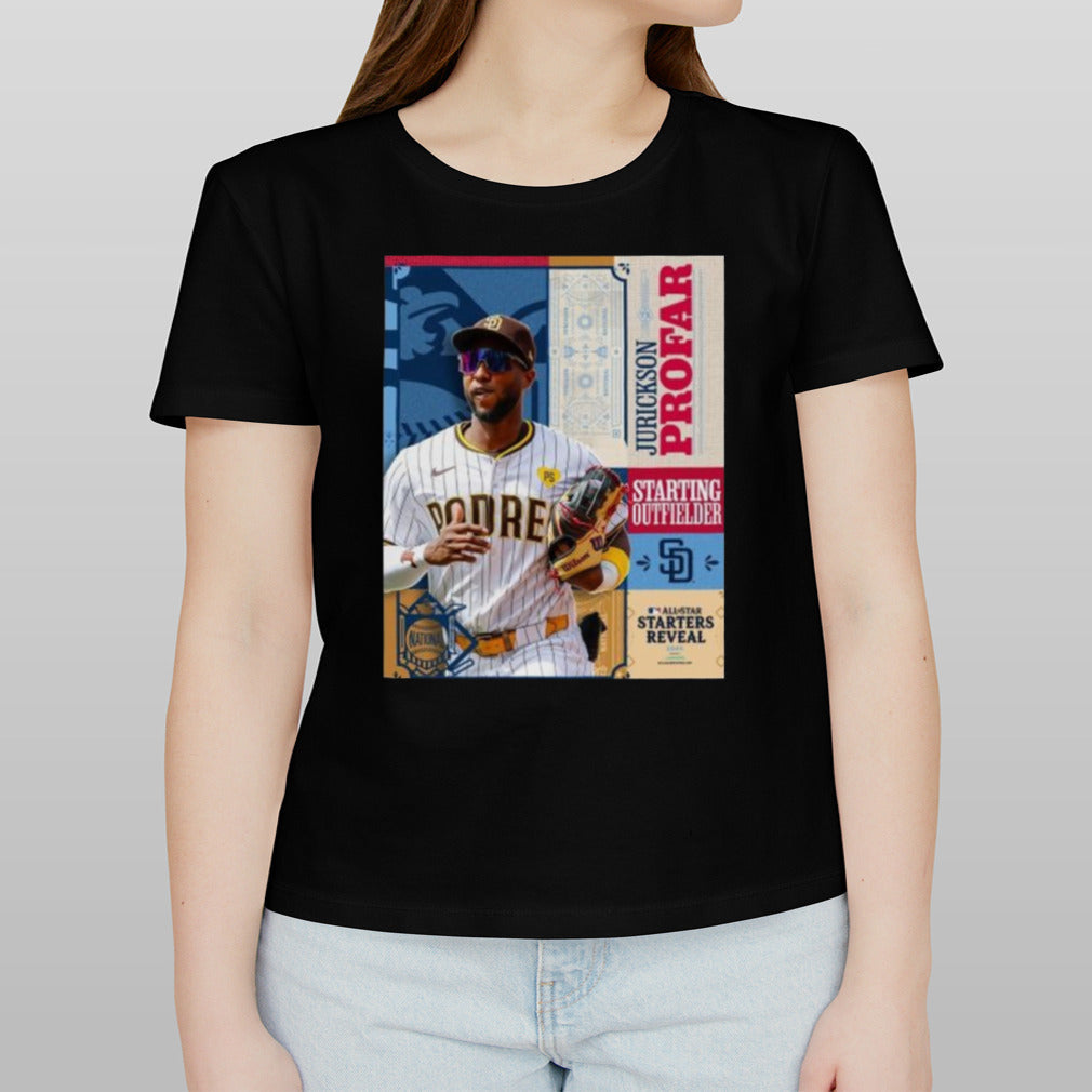 Jurickson Profar San Diego Padres Starting Designated Hitter All Star Starters Revealed 2024 shirt
