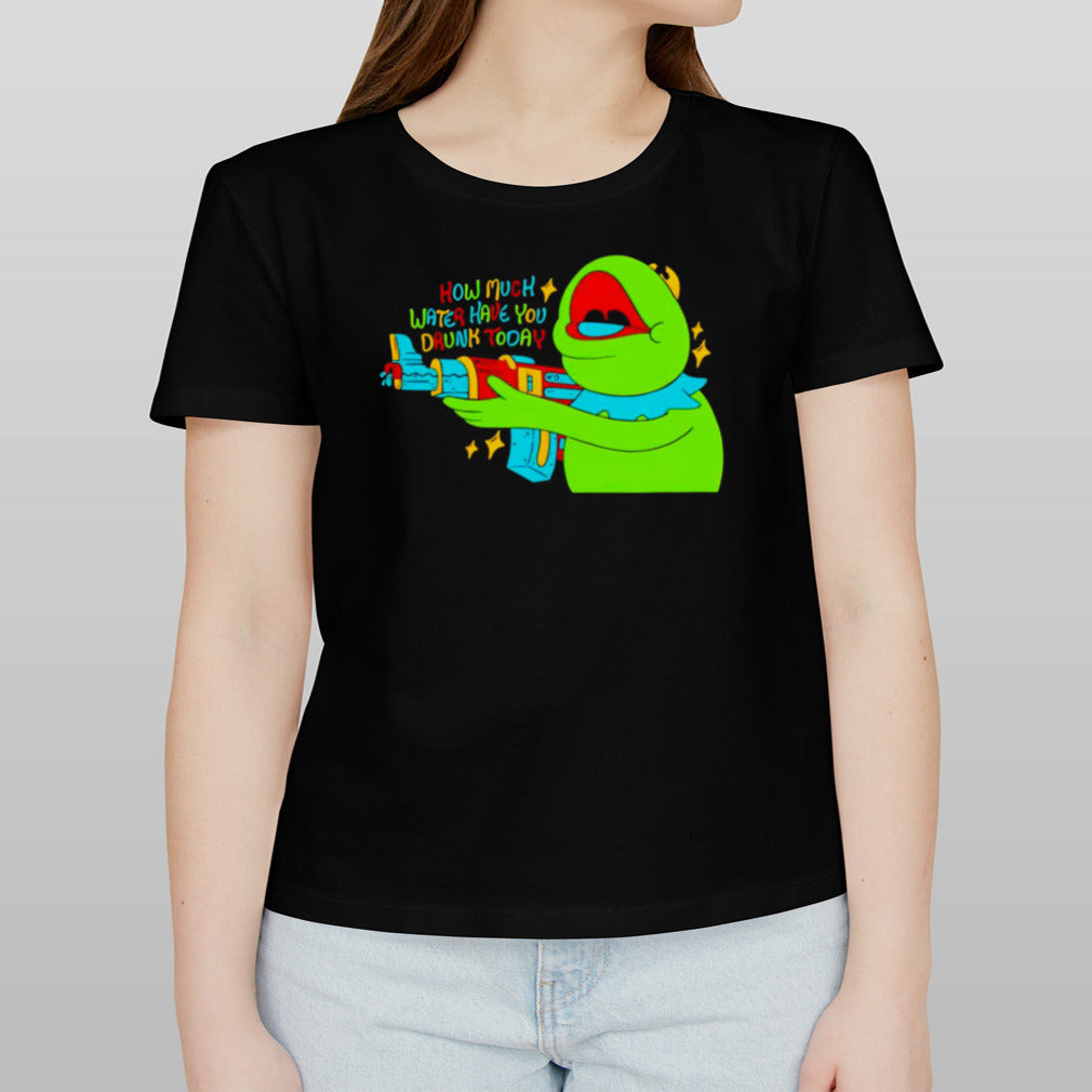 Kermit how much water have you drunk today shirt